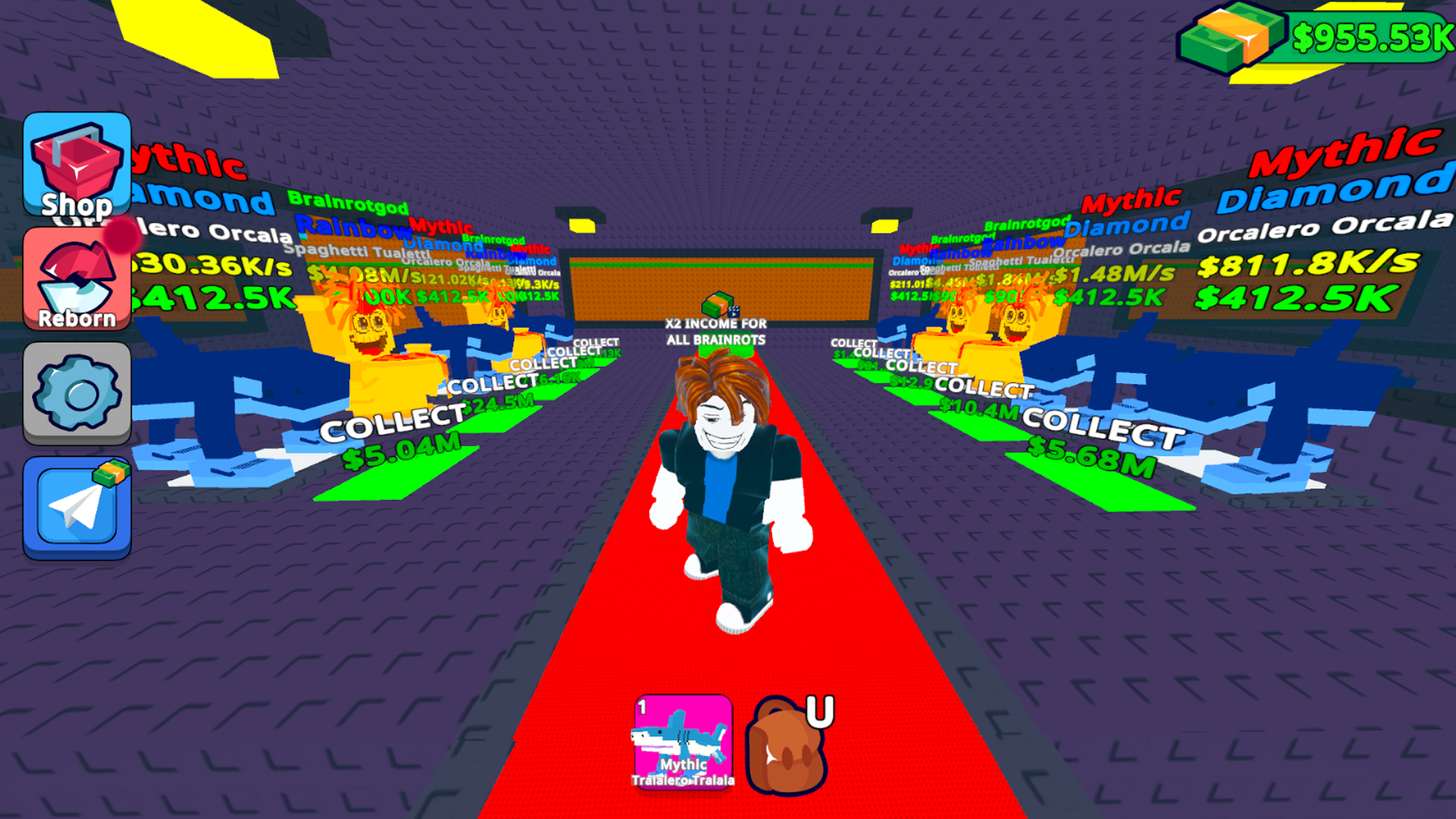 Obby: Rob the Brainrot Base! screenshot