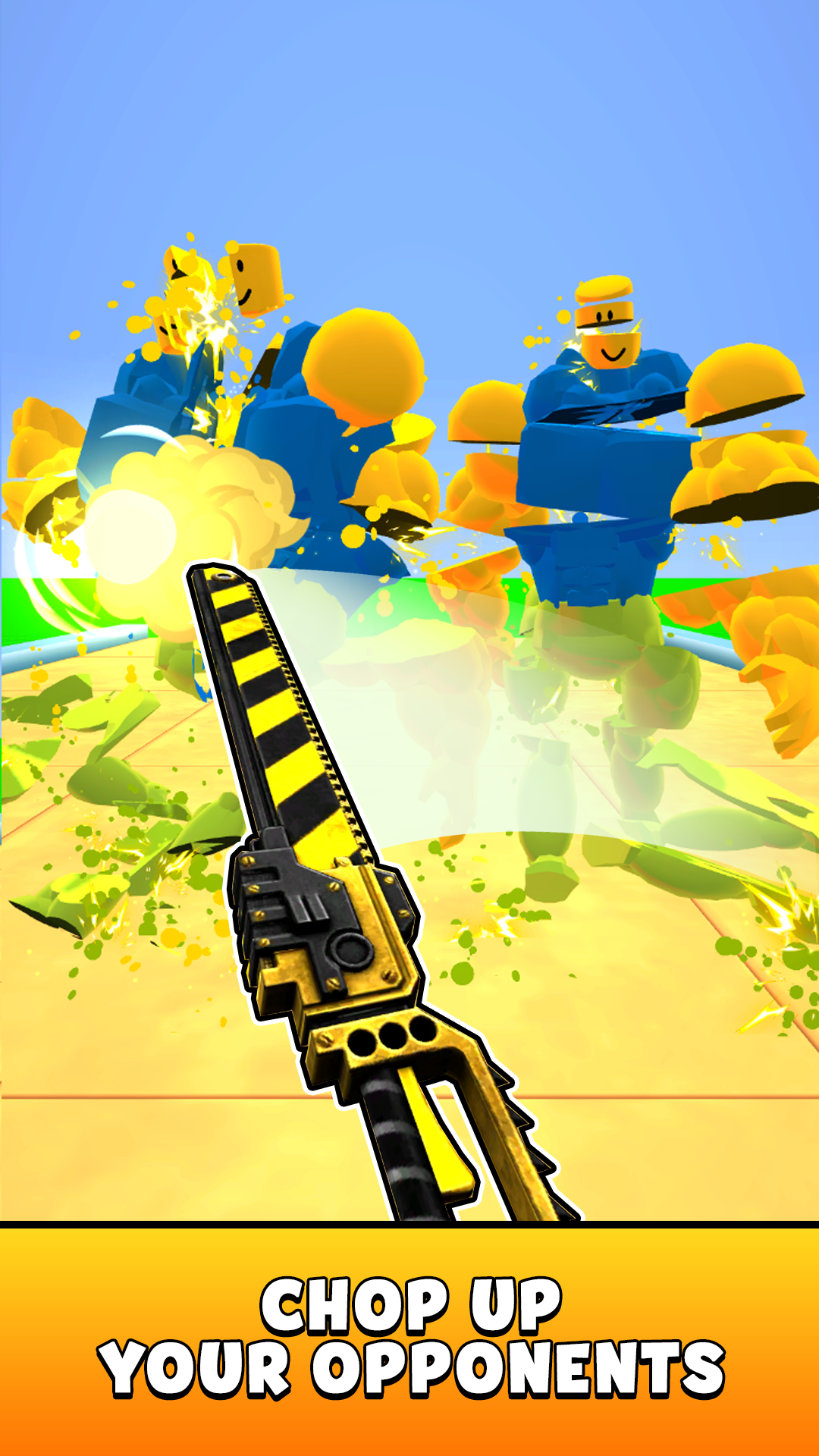 Obby Sword! Cut Enemies at Blocks Arena! screenshot 6