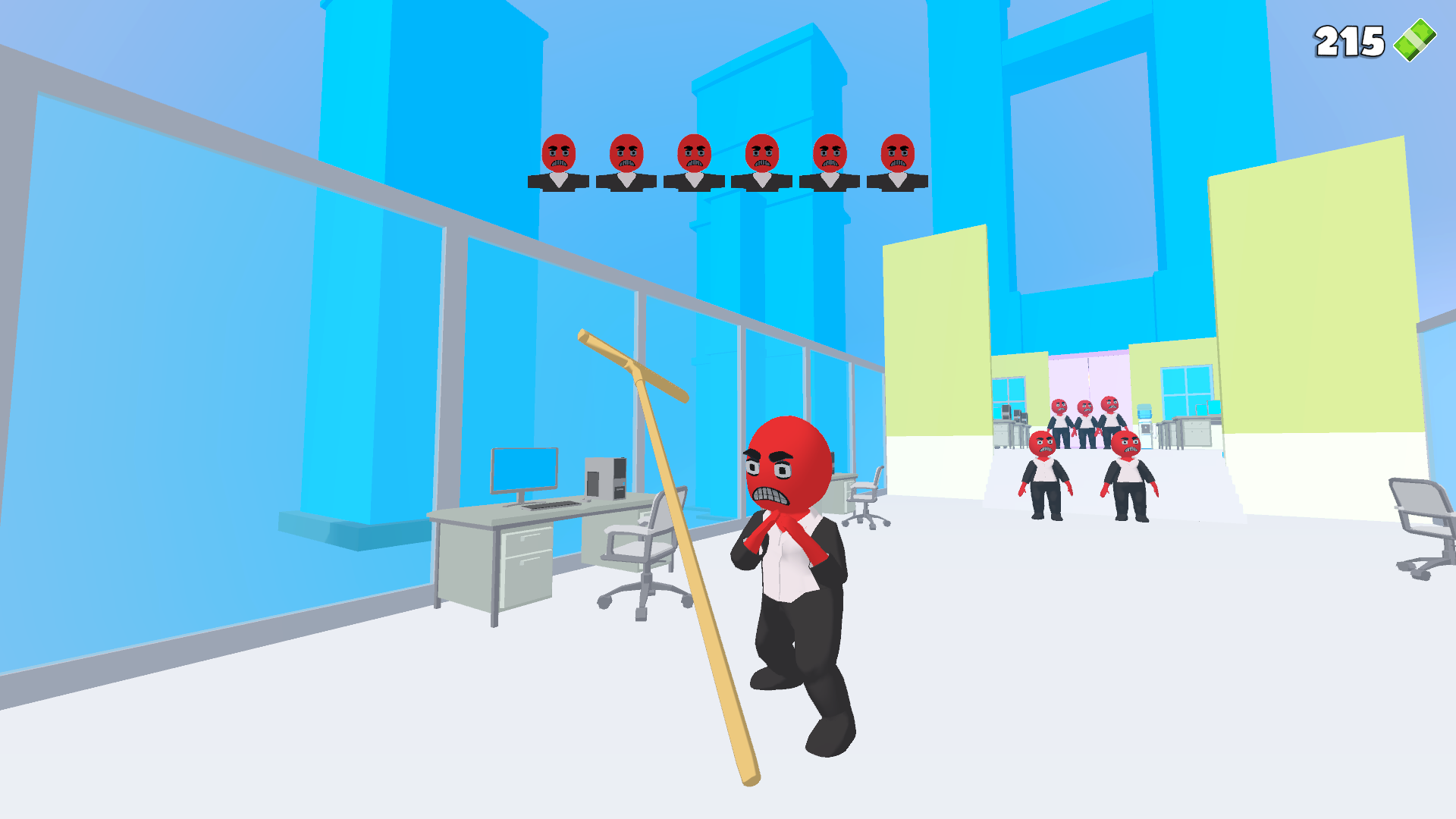 Office fight - Beat everyone with a bat! screenshot