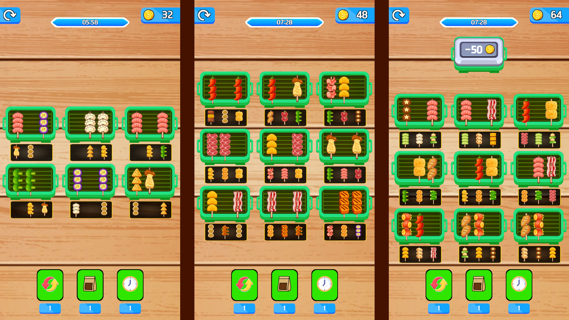 Grill Sort screenshot