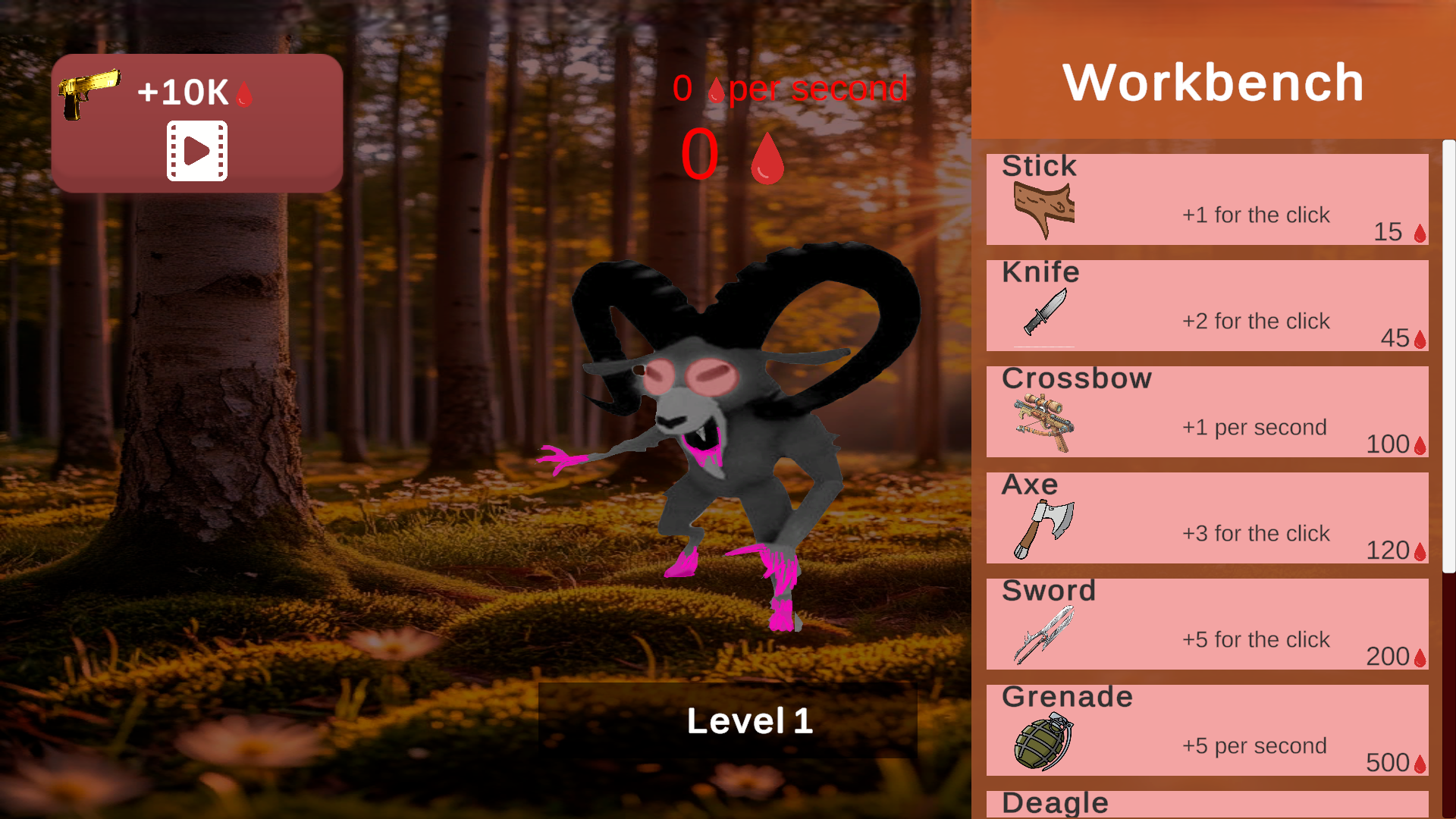 Save the doe from the deer in 99 nights screenshot