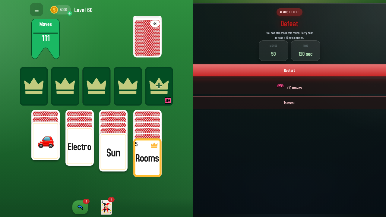 Solitaire ASSOCIATIONS screenshot