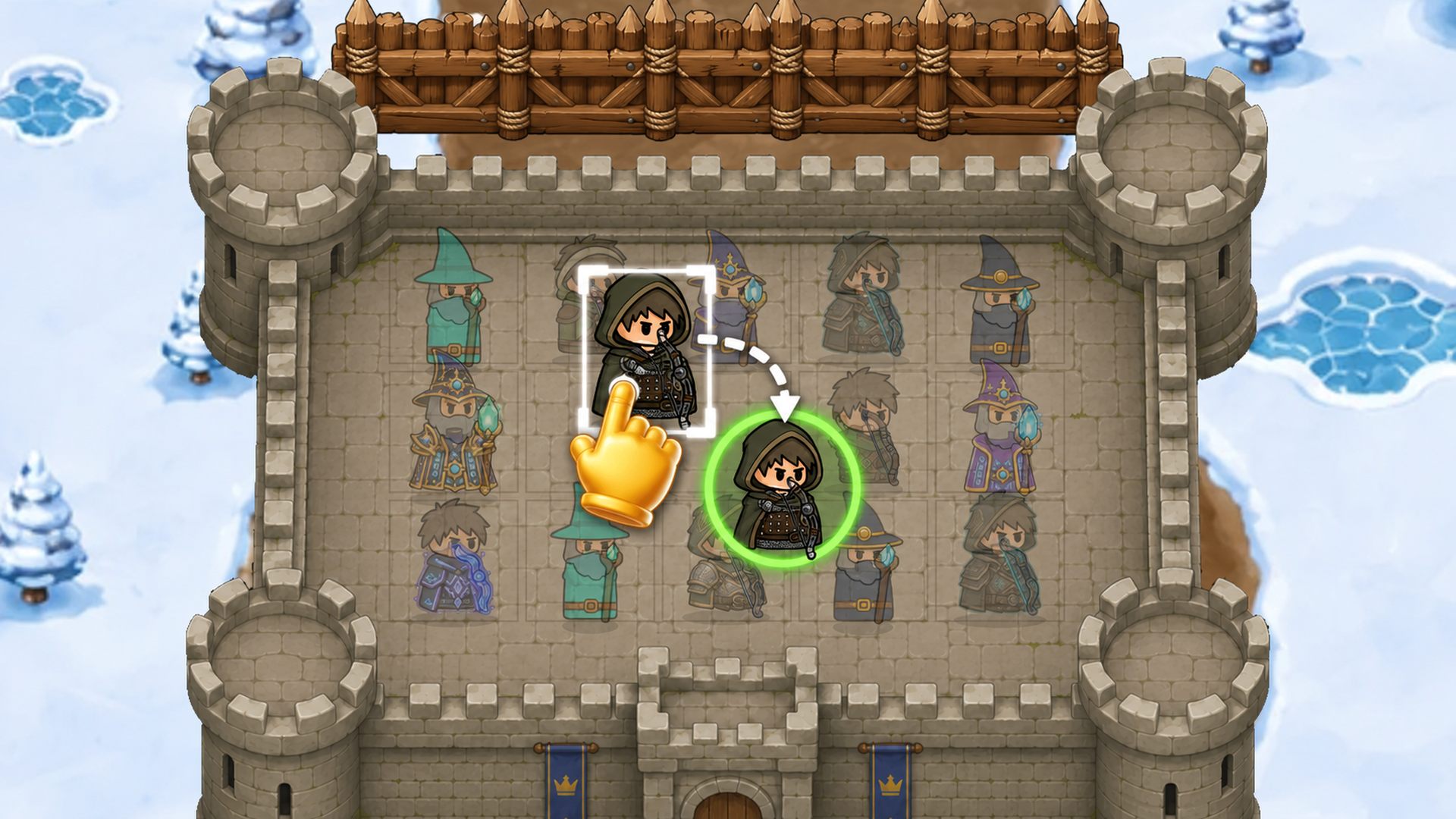 Merge Defense: Army Behind the Wall screenshot