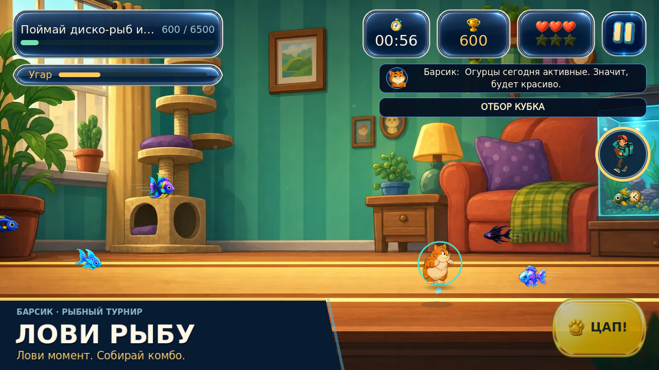 Барсик: Рыбный турнир — screenshot 7