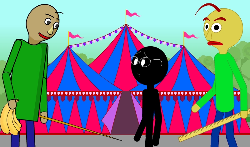 Baldi Circus Zoo game cover