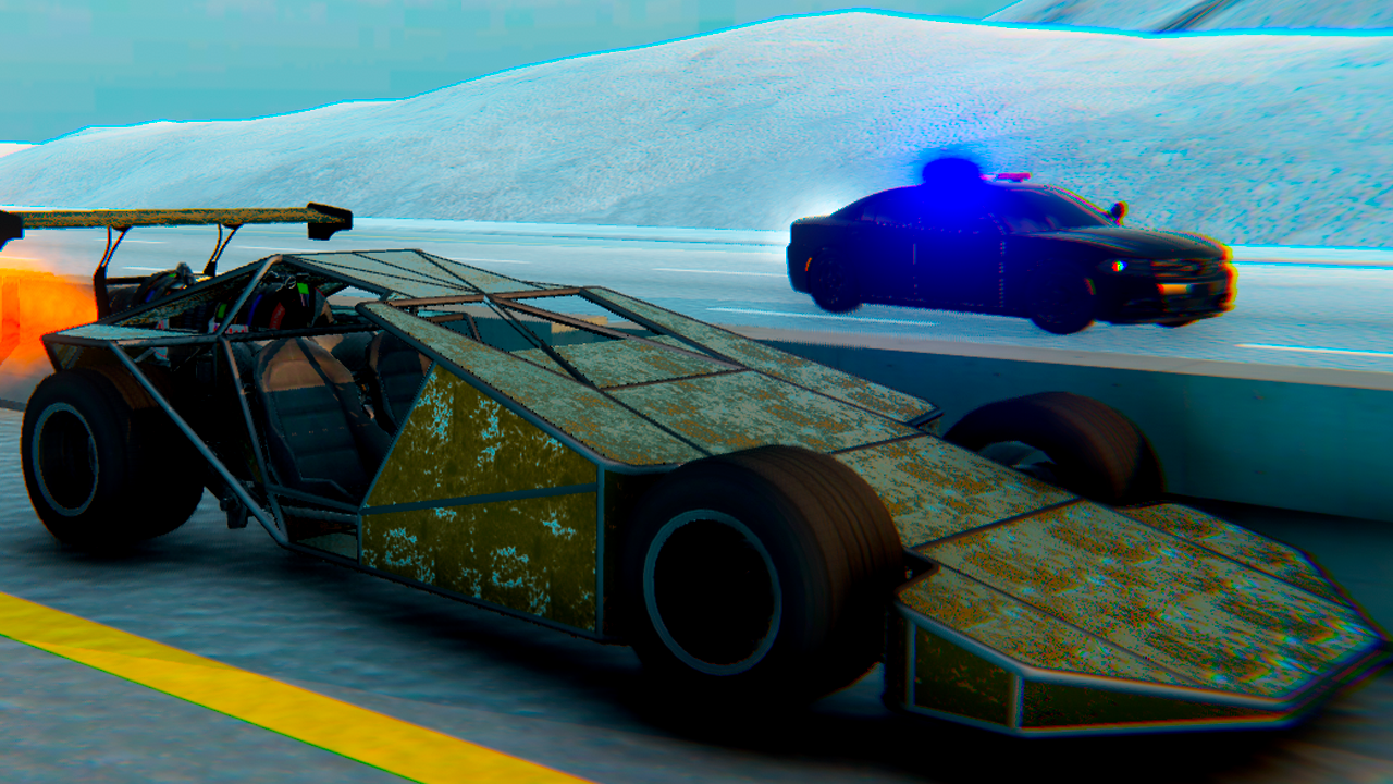 Turbo Chase from the Police screenshot