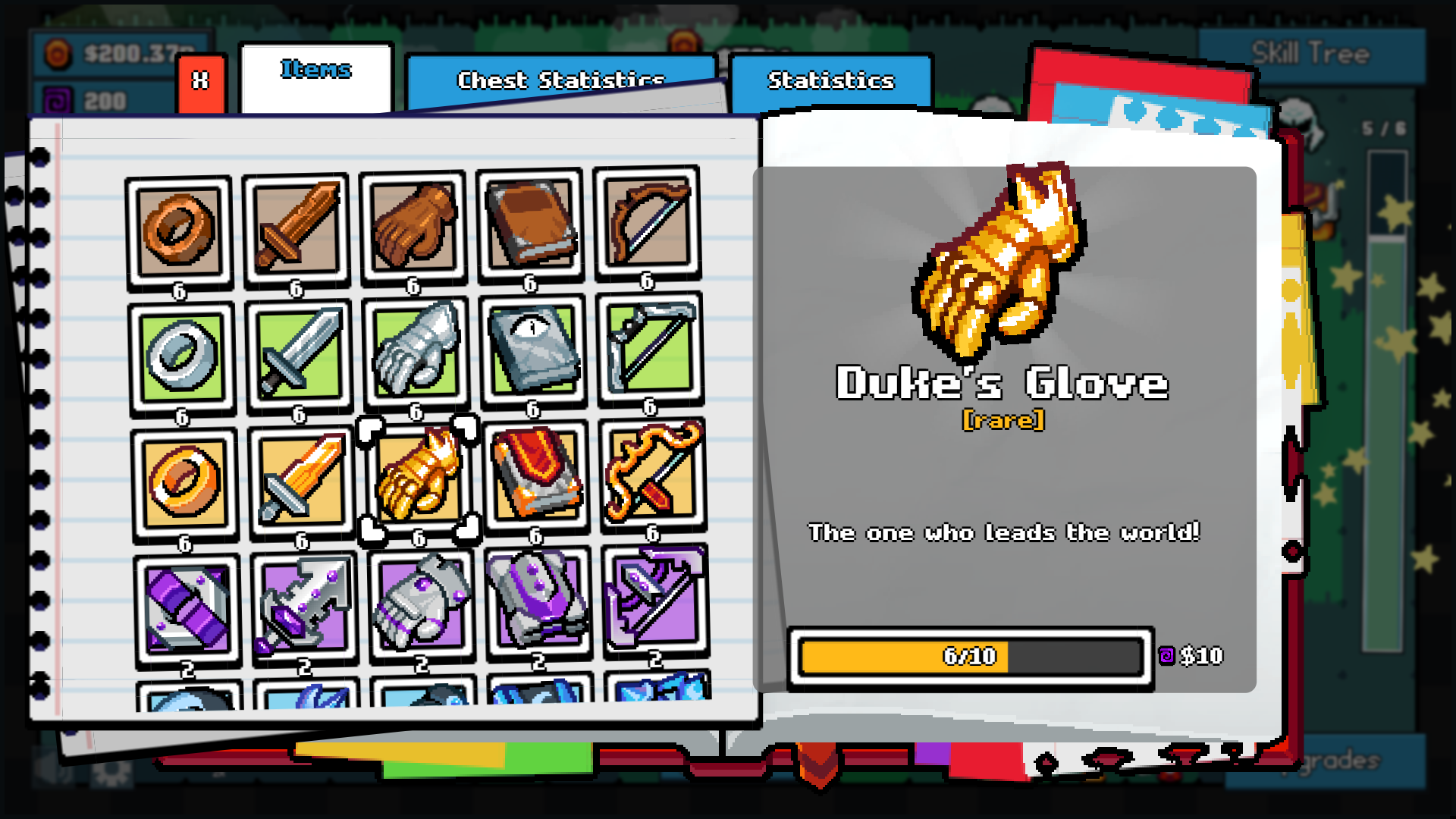 Click the Button screenshot