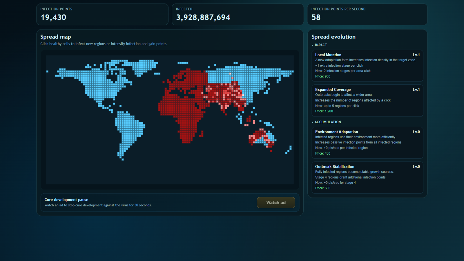Clicker: Virus — screenshot 1
