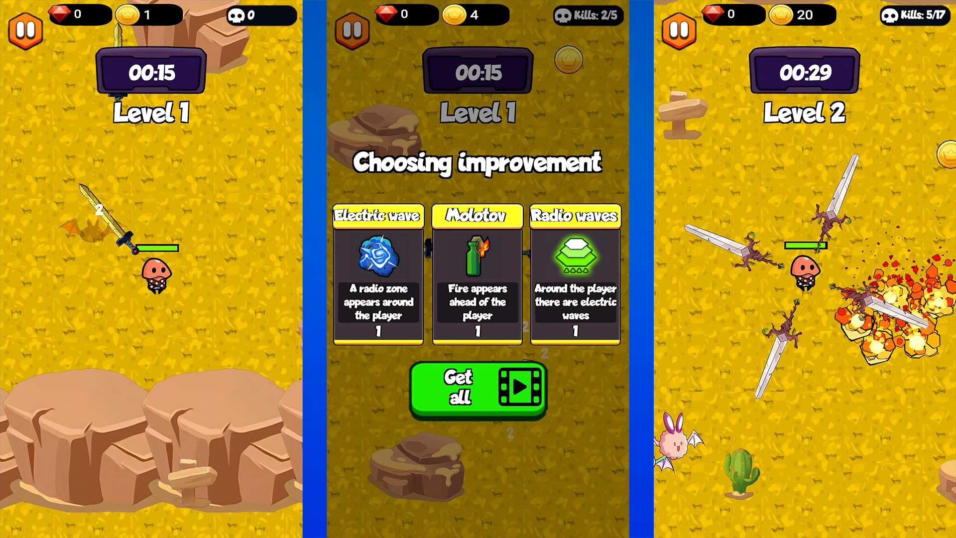 Collect Swords: Battle Against Monsters screenshot 2