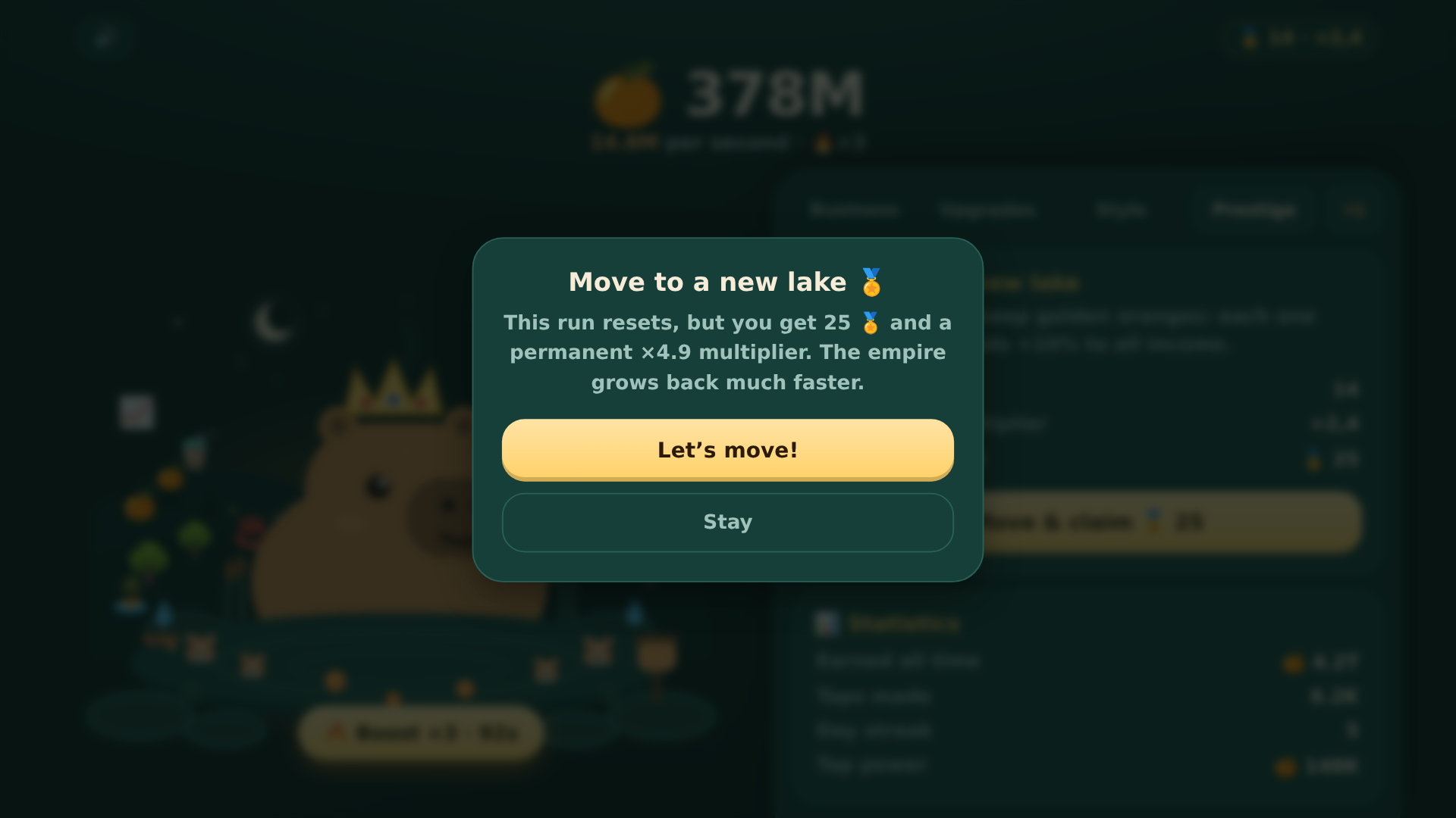 Capybara Tycoon — screenshot 4