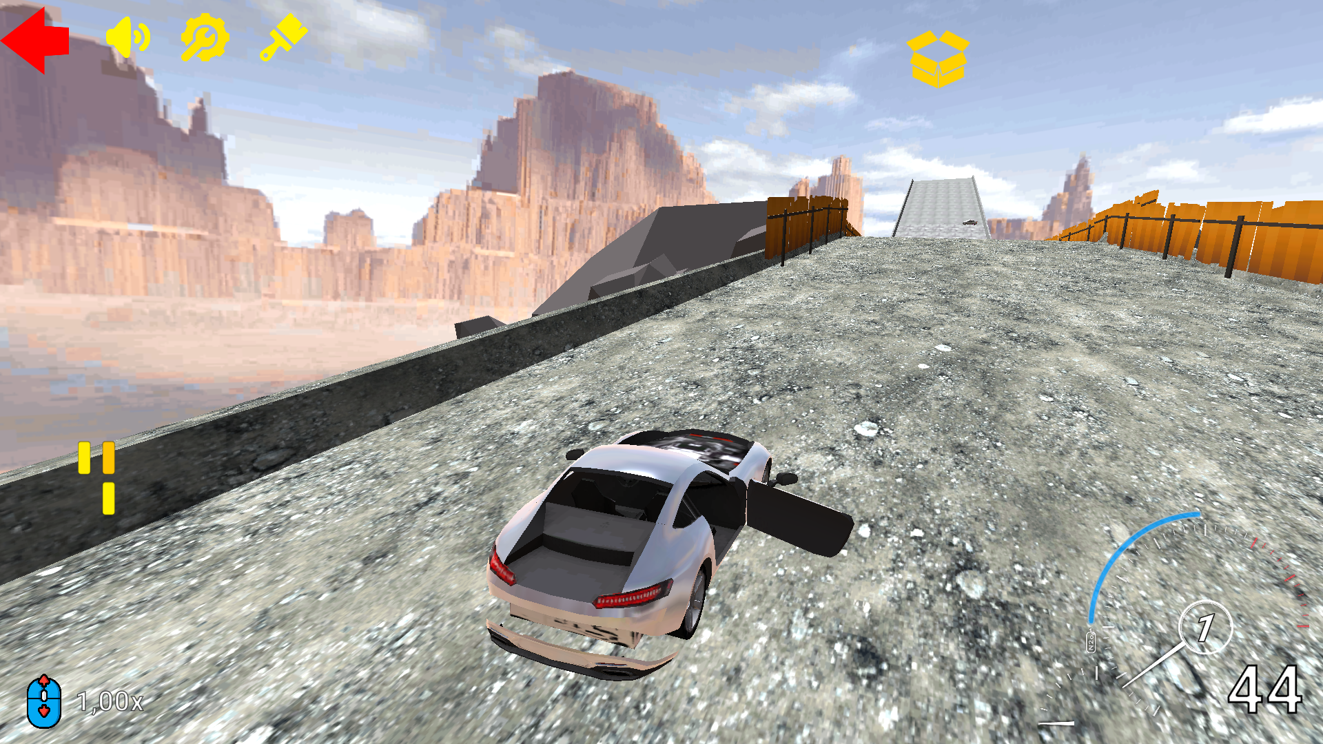 Авто Песочница: Безумный Спуск — screenshot 2