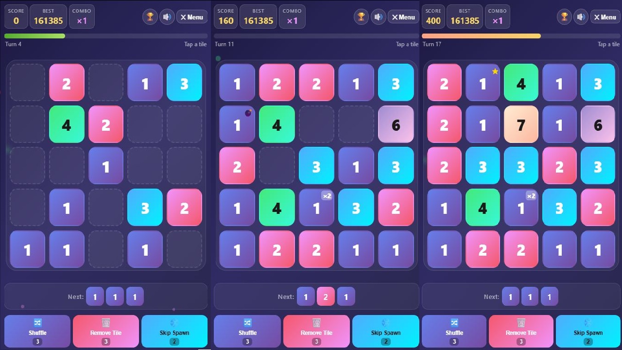 2048 Number Storm — screenshot 1