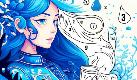 ASMR Paint by Numbers