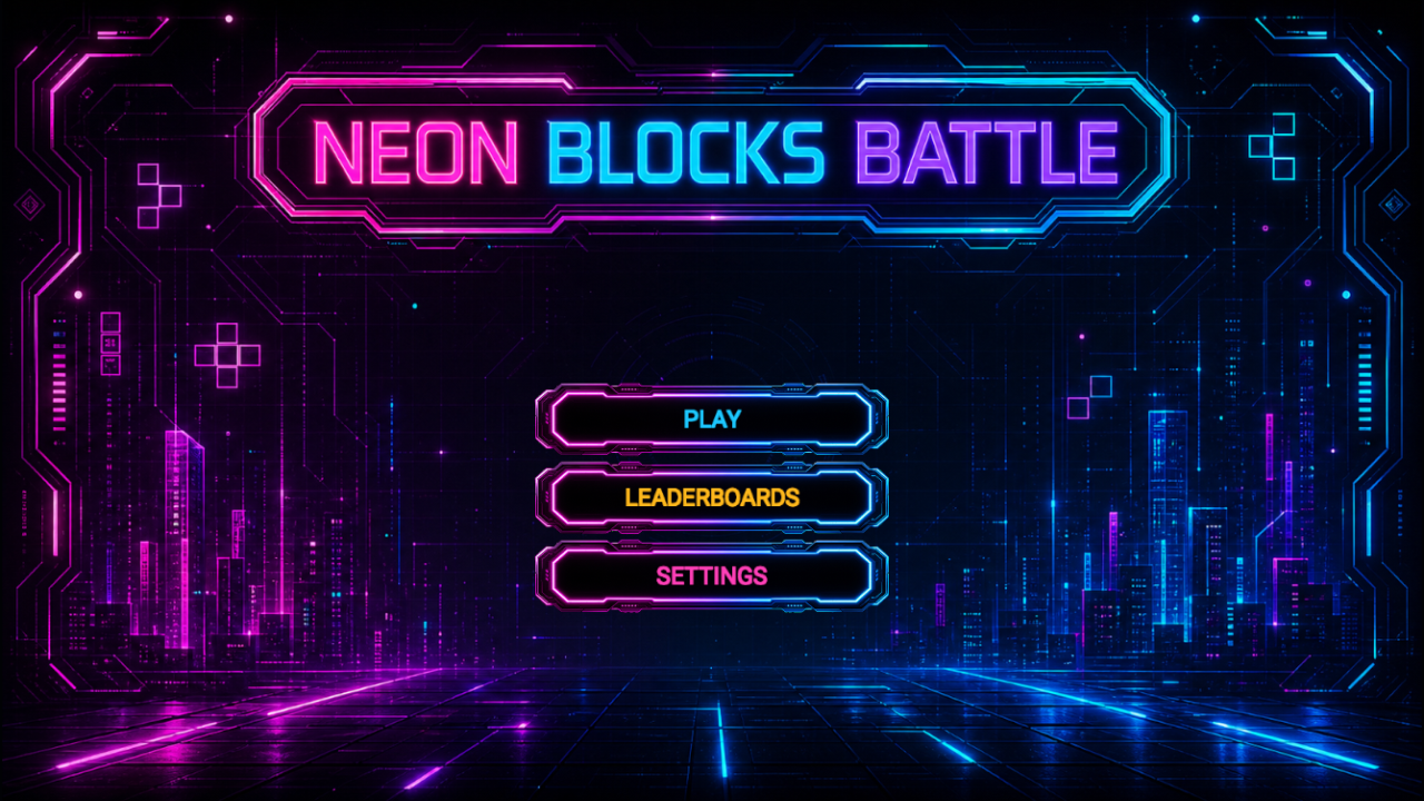 Neon Blocks Battle — screenshot 4