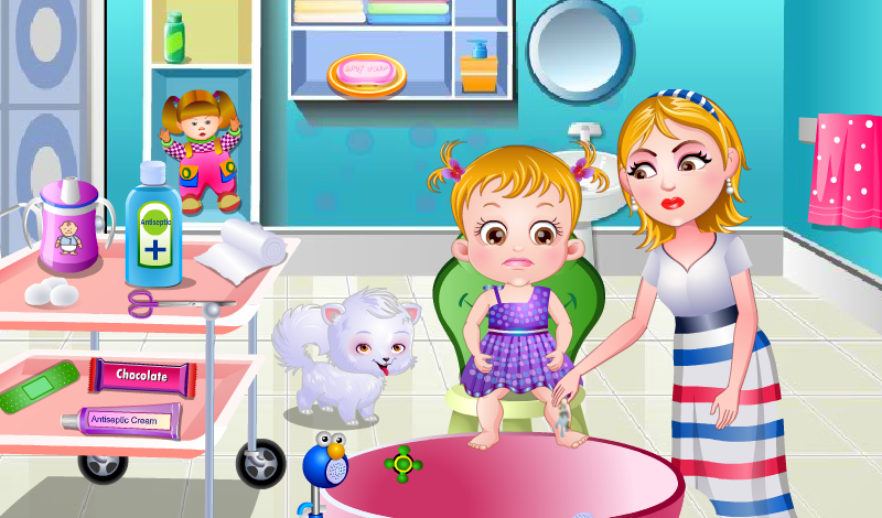 Baby Hazel Leg Injury game cover