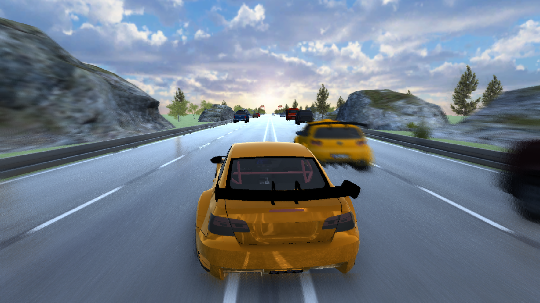 Nitro Cars Highway Race screenshot