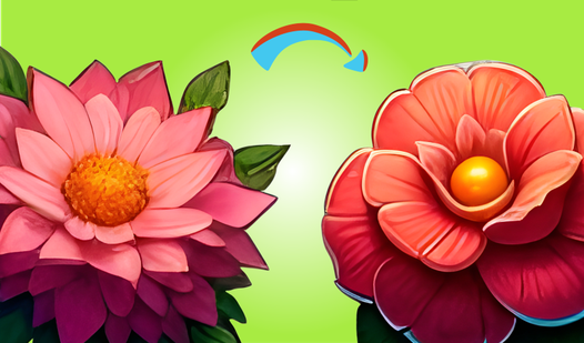 Flowers Merge 2048! Collect all