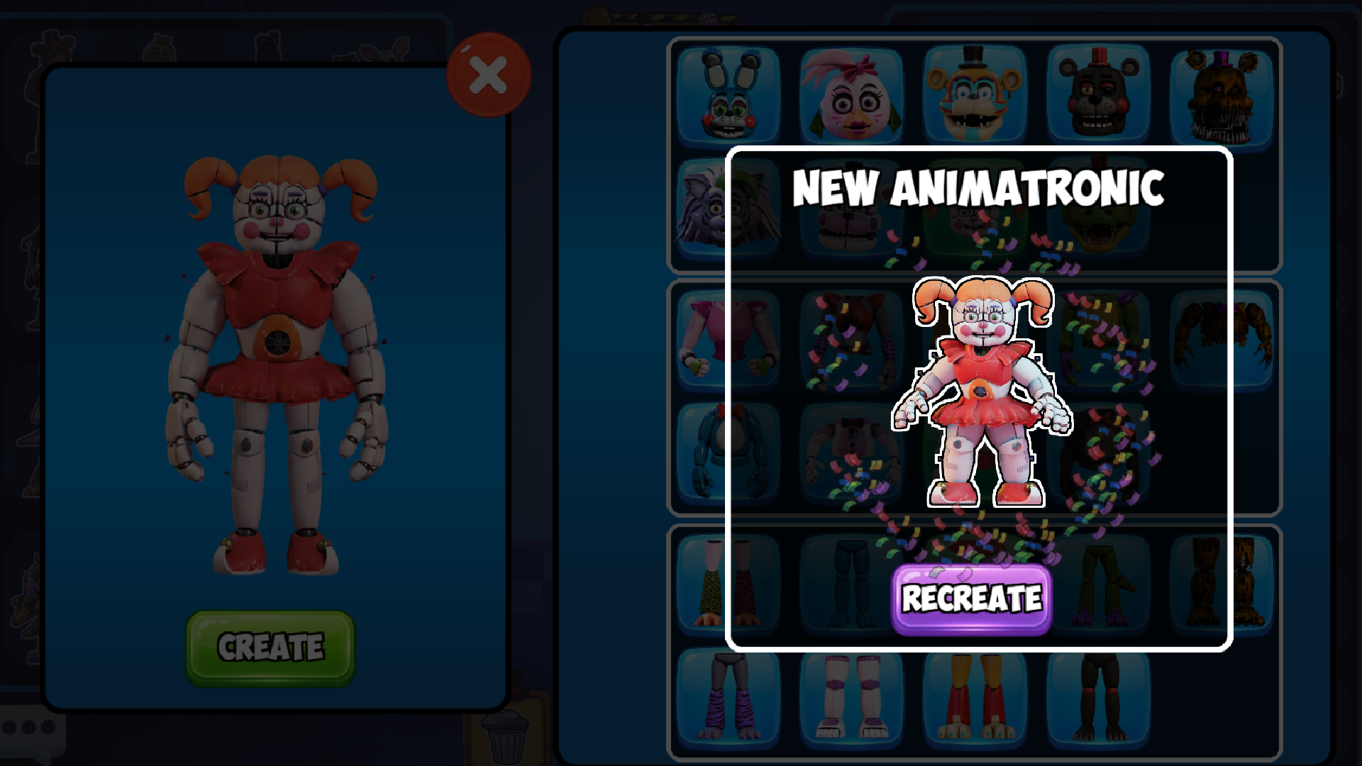 FNaF Brainrot: Create a Unique FNaF Animatronic — screenshot 6