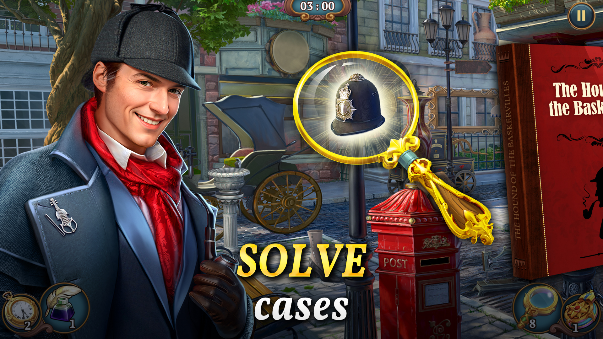 Sherlock: Hidden Objects and Match-3 Puzzles — screenshot 7