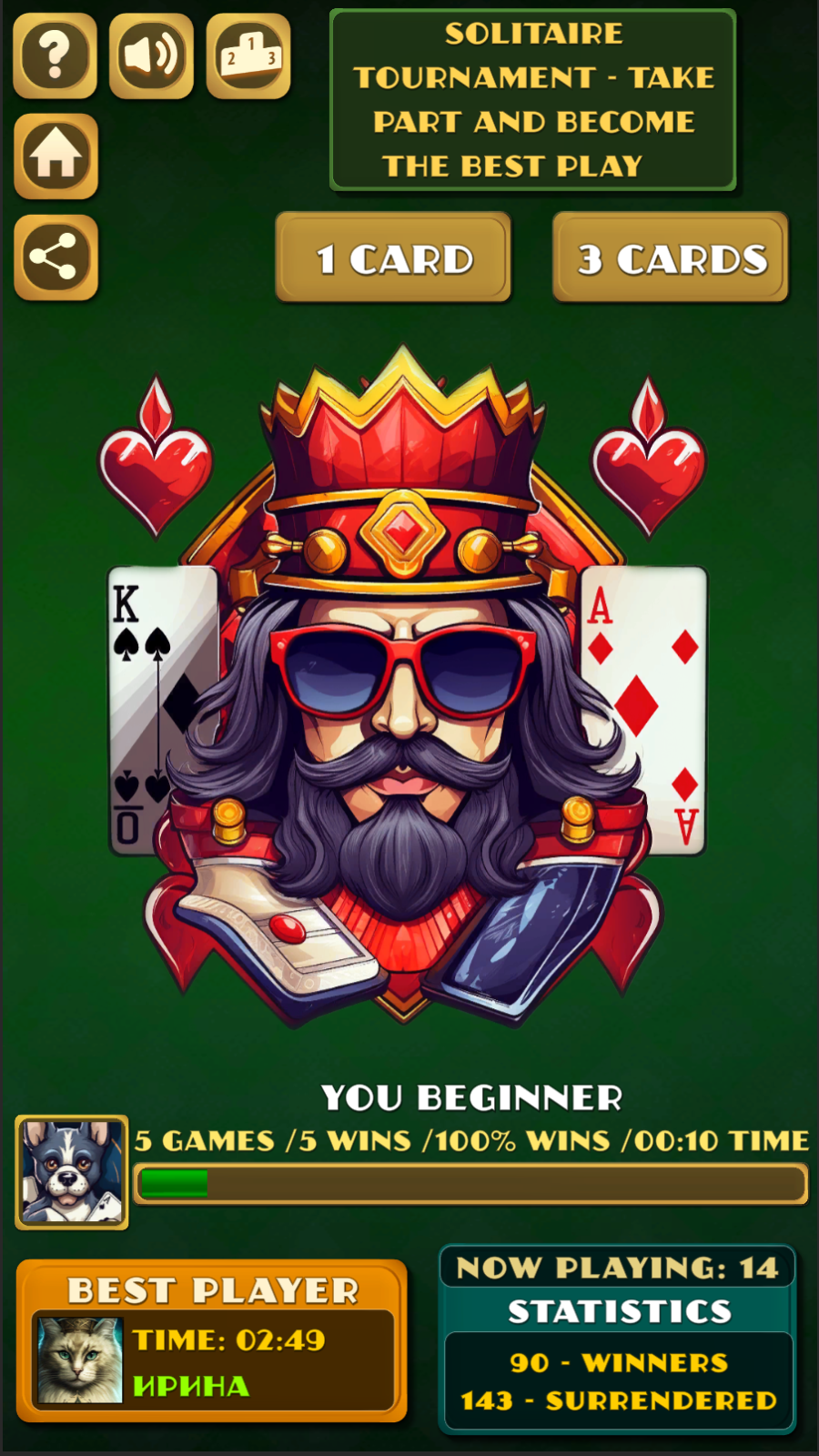 Solitaire Tournament screenshot 3