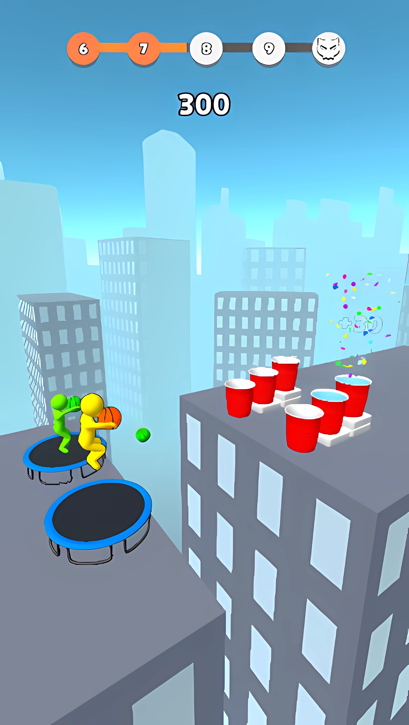 Trampoline Basketball 3D screenshot 8