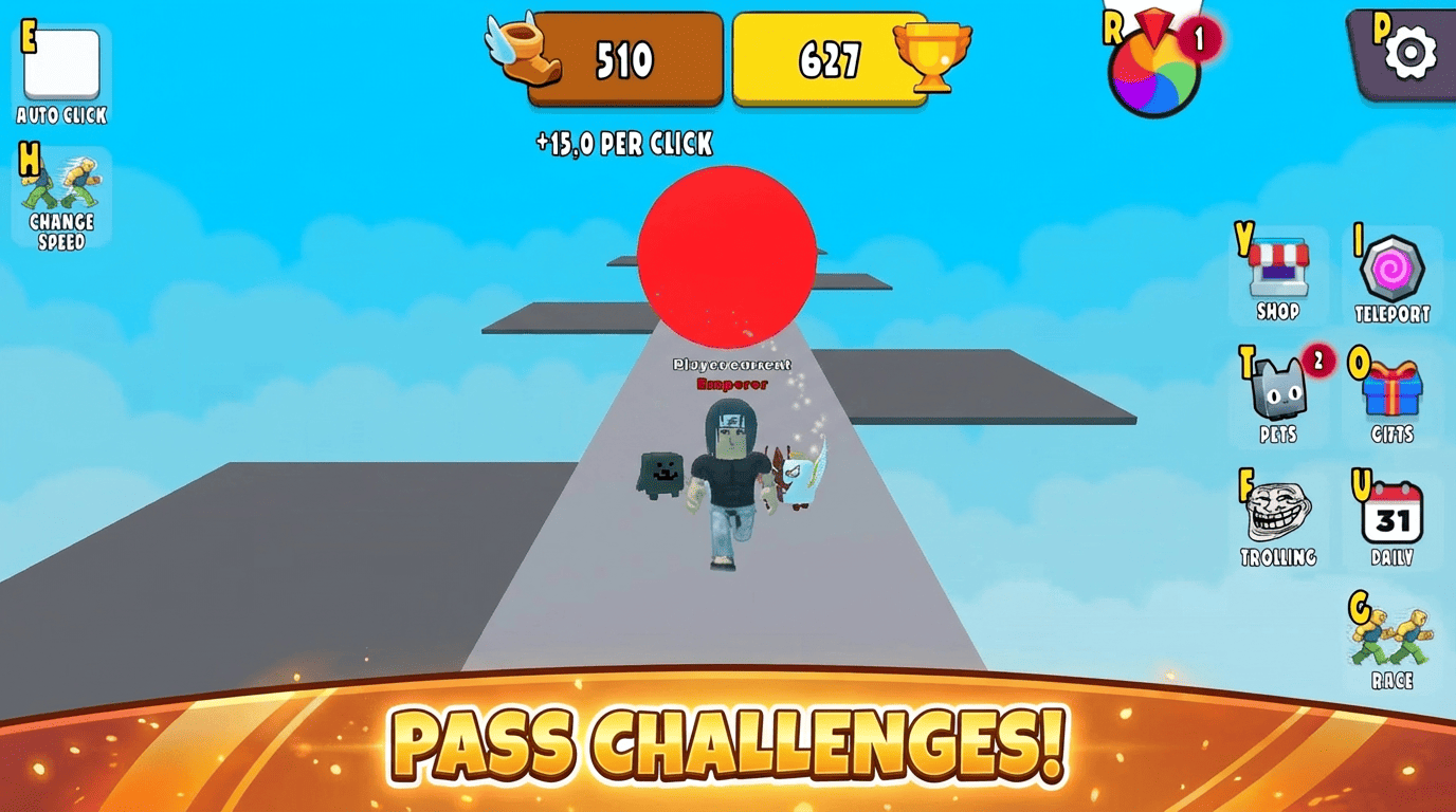 Obby: Speed per Click 99,9 screenshot