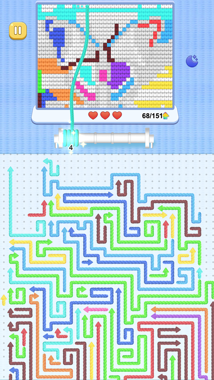 Remove Arrows: Yarn Weaving screenshot 6