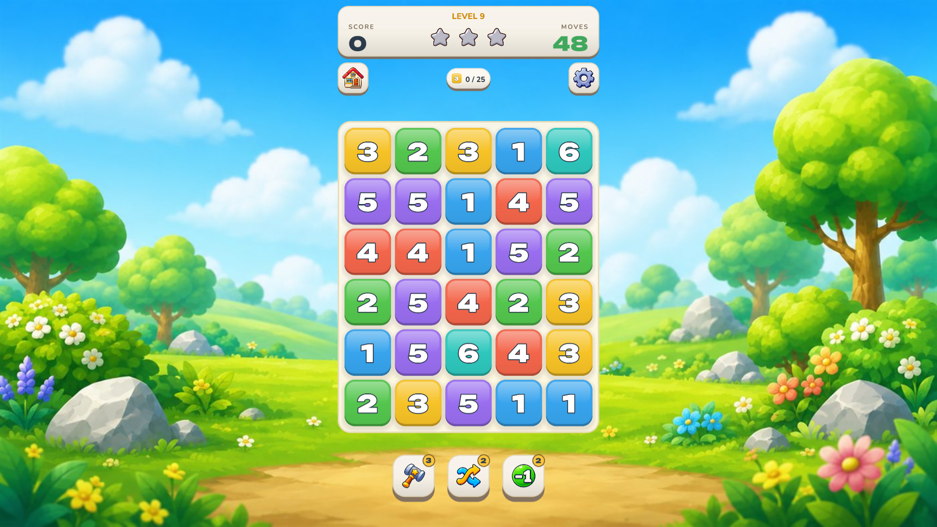 Merge Numbers - Match 3 screenshot 1