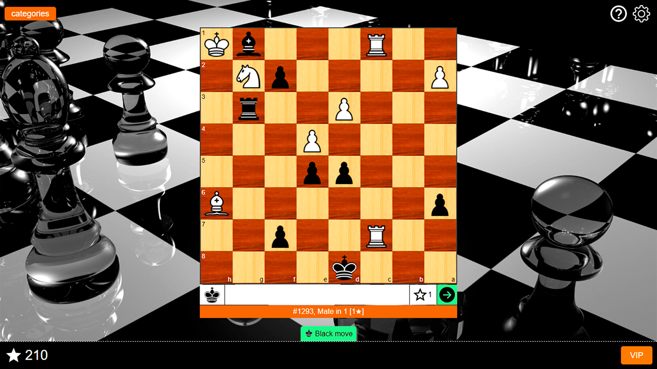 Chess puzzles screenshot