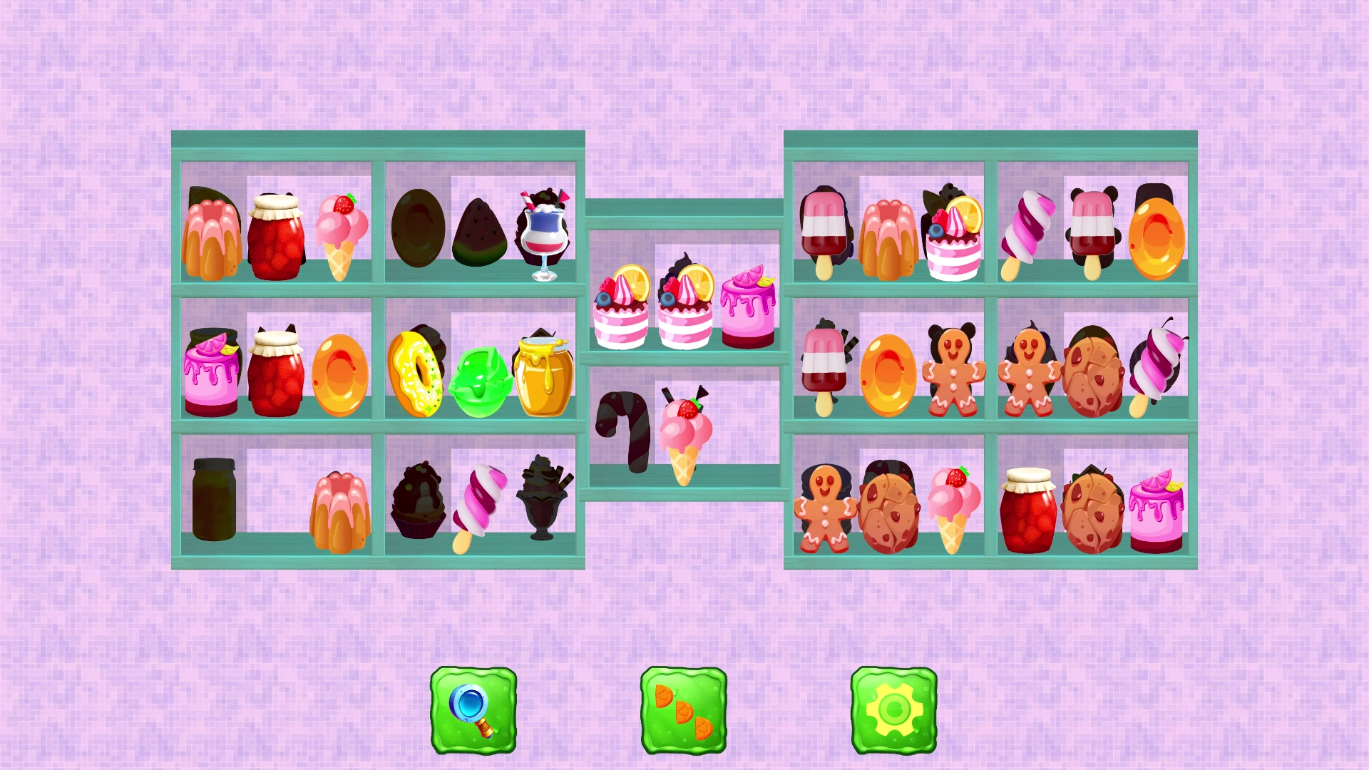 Sorting Sweets On Shelves screenshot