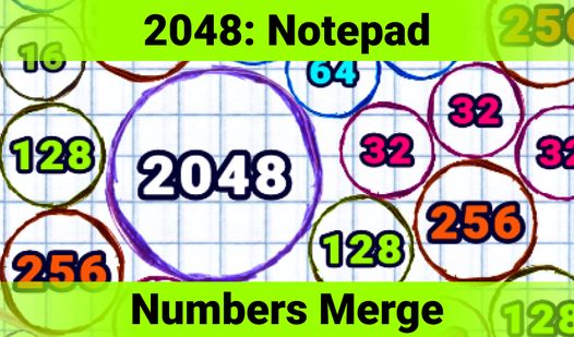 2048: Notepad Numbers Merge