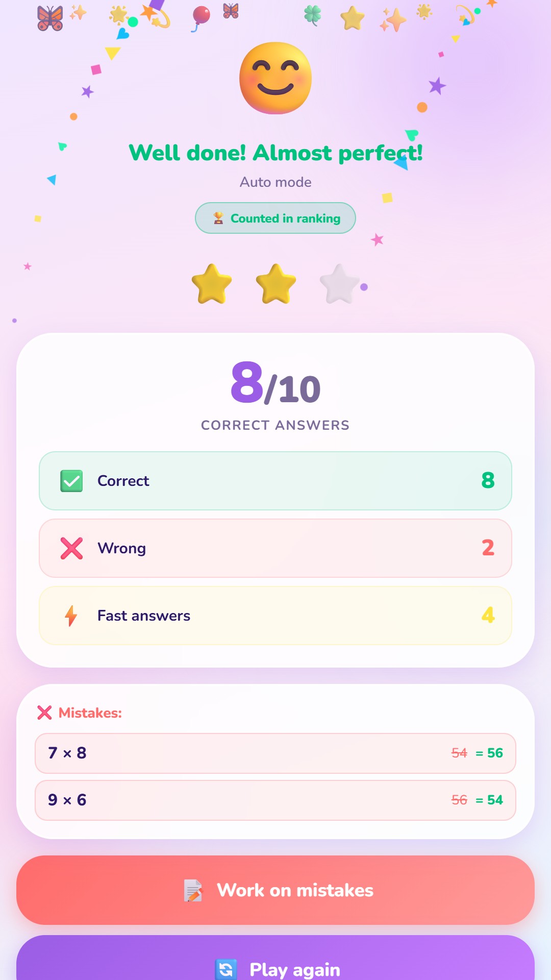 Multiply & Divide! screenshot 4