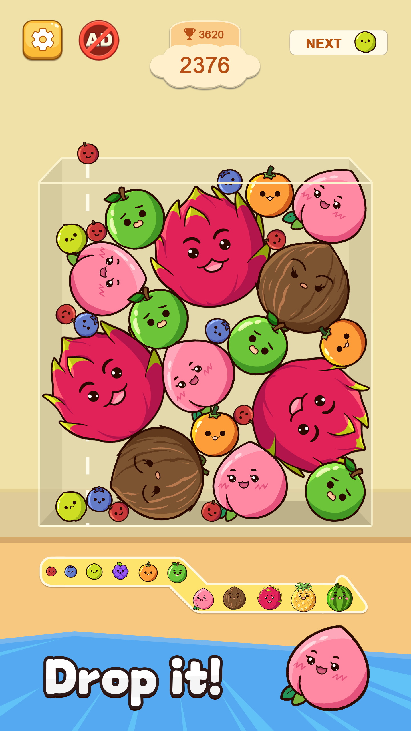 Melon Drop: Merge Master screenshot 12