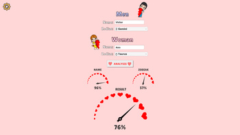 Love Meter. Merge pair.