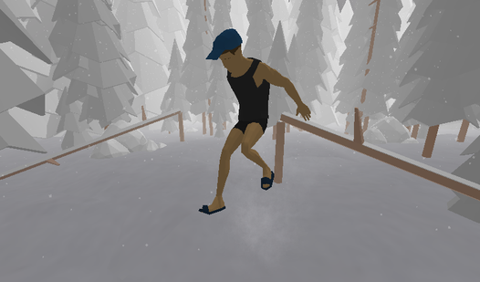 Escape from the winter forest