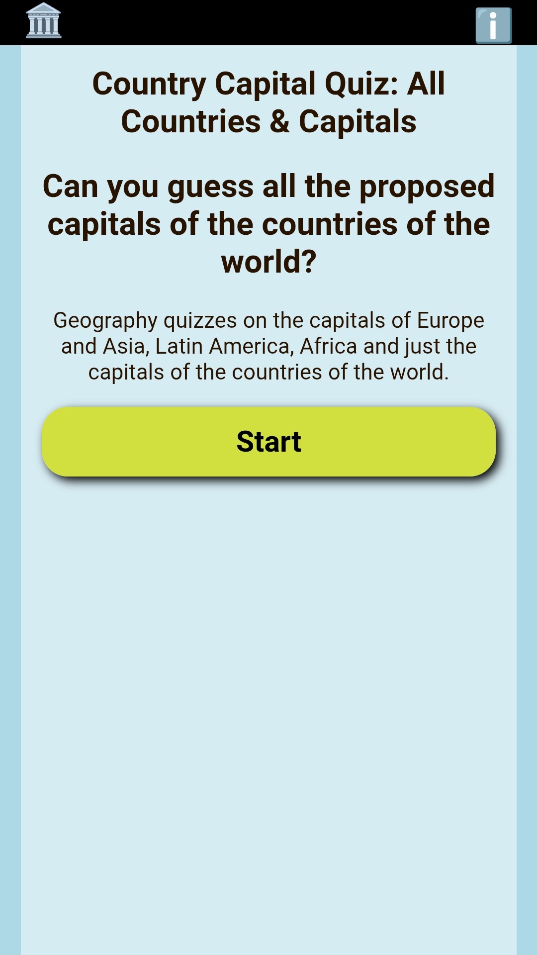 Country Capital Quiz: All Countries & Capitals screenshot 5