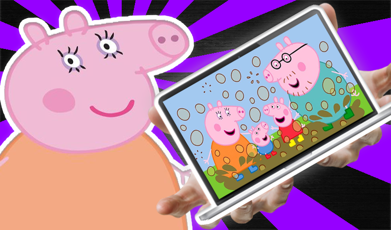 What's on Peppa Pig's Mom's laptop? game cover