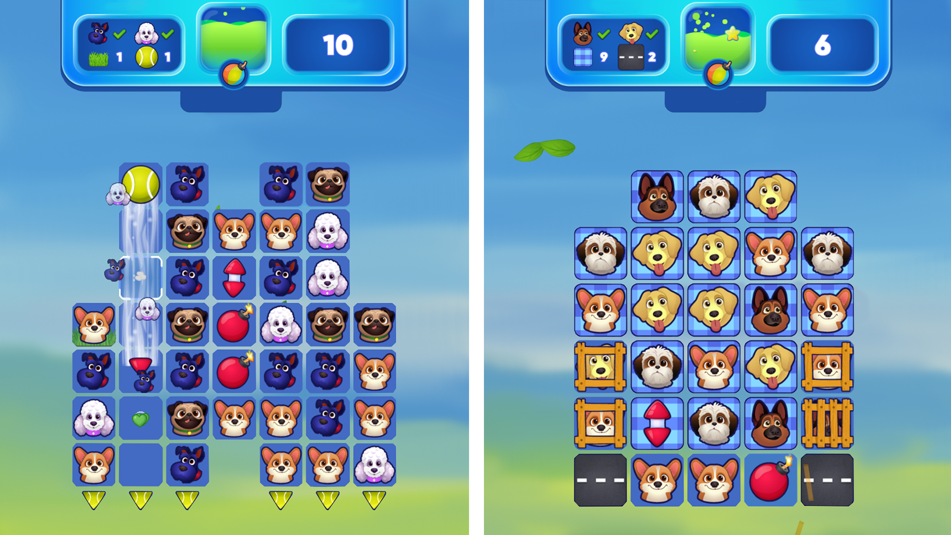 Puppy Paw Match — screenshot 2