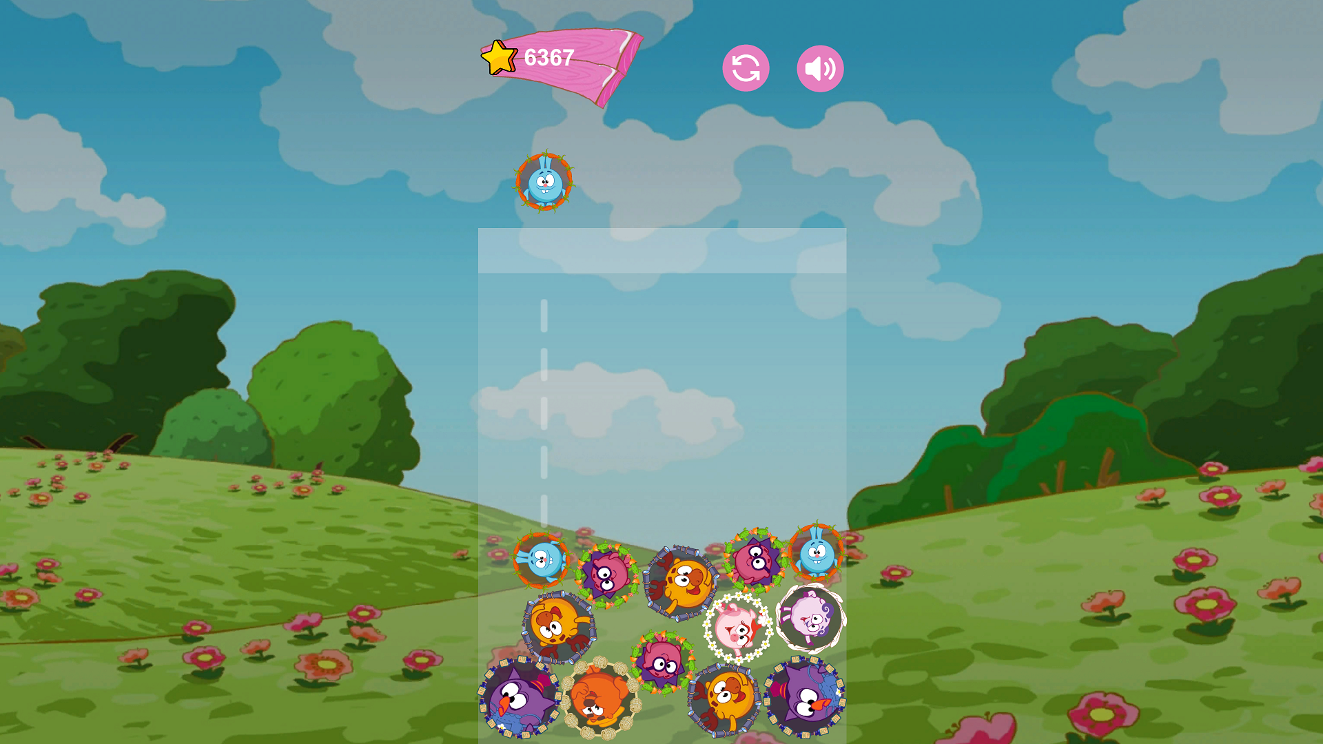 Merge Crumbs & Hedgehog! 2048 screenshot