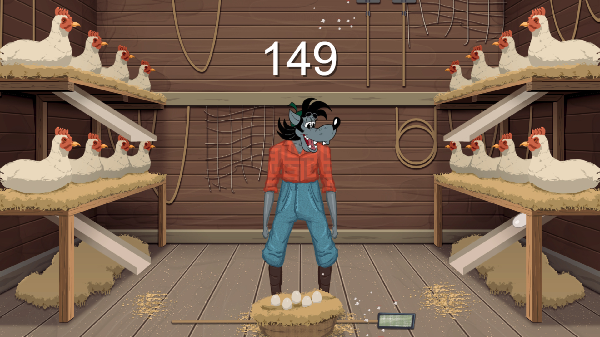 Волк и Яйца — screenshot 2