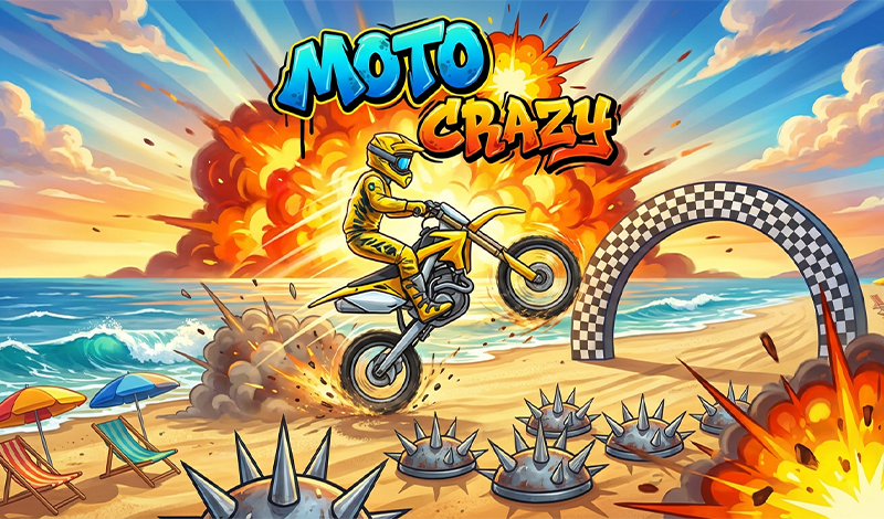 Moto Crazy game cover