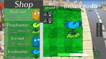 PVZ Clicker Plants vs Zombies