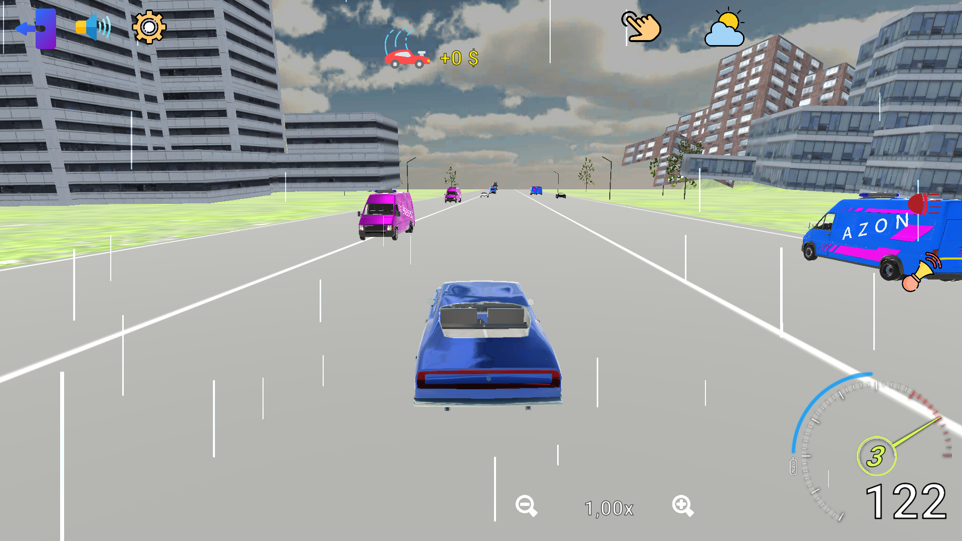 Traffic Weaving: Night Drive 200 km screenshot 18