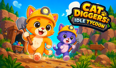 Cat Diggers: Idle Tycoon
