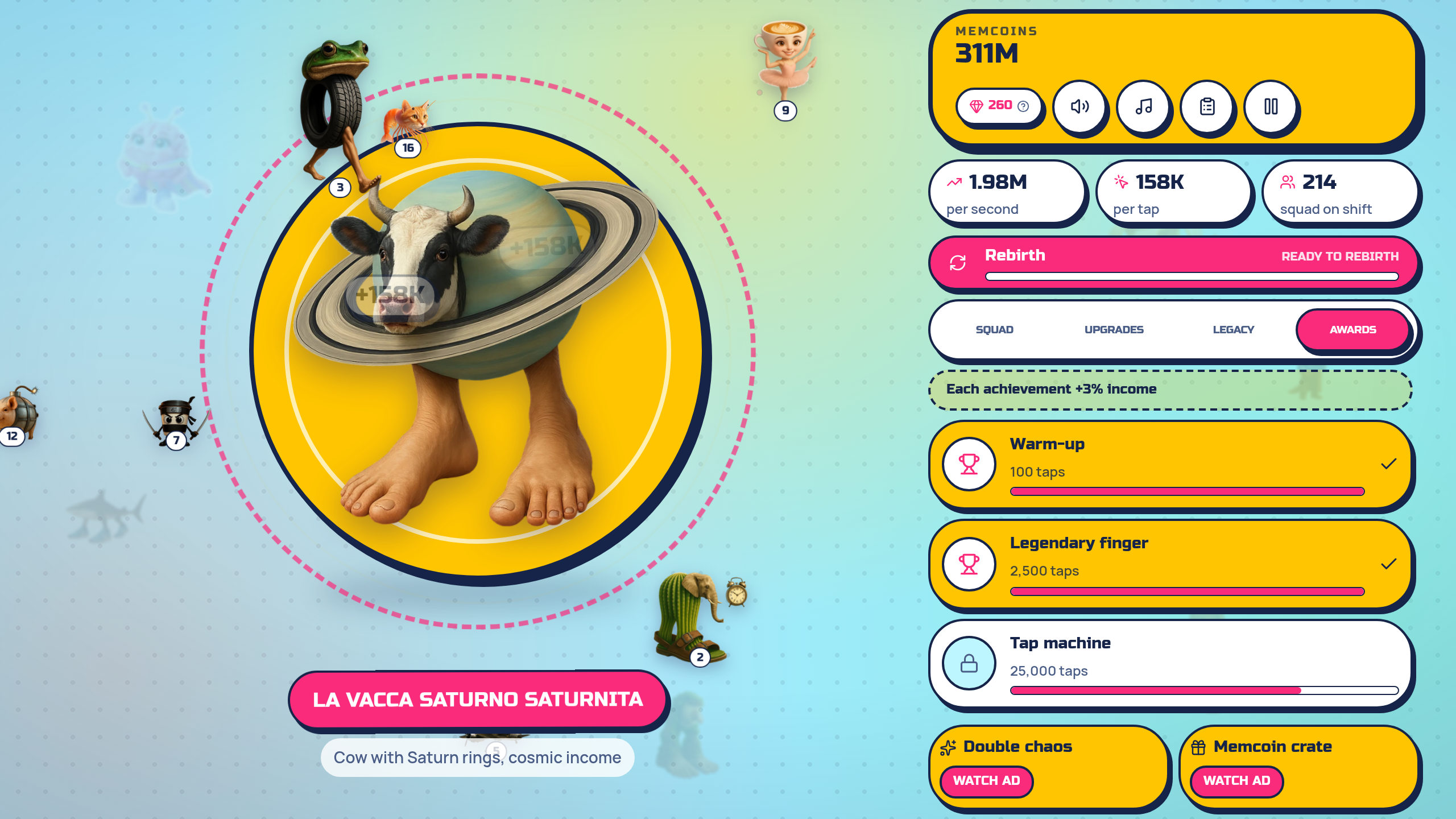 Brainrot Clicker: Absurd Squad — screenshot 6