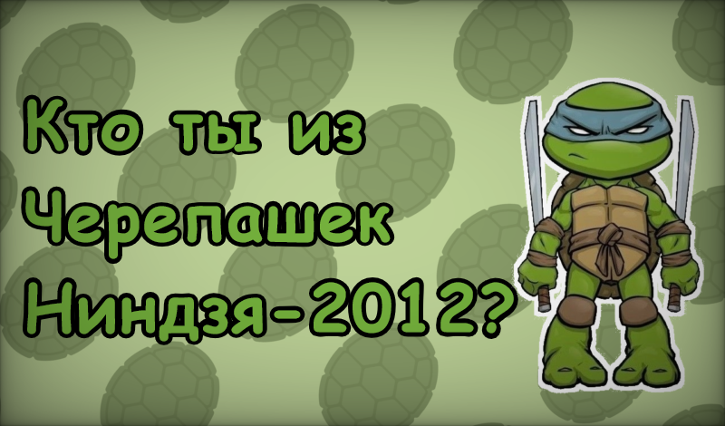Кто ты из Черепашек Ниндзя-2012? game cover