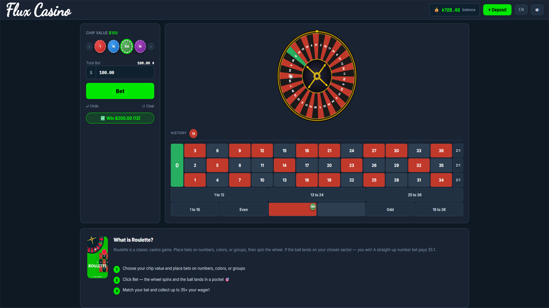 Flux Casino — screenshot 6
