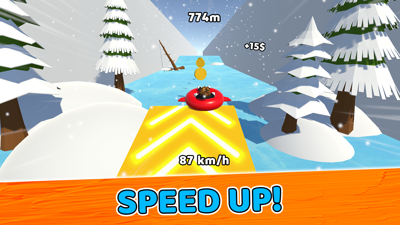 Obby: Ice Slide +1 Speed screenshot