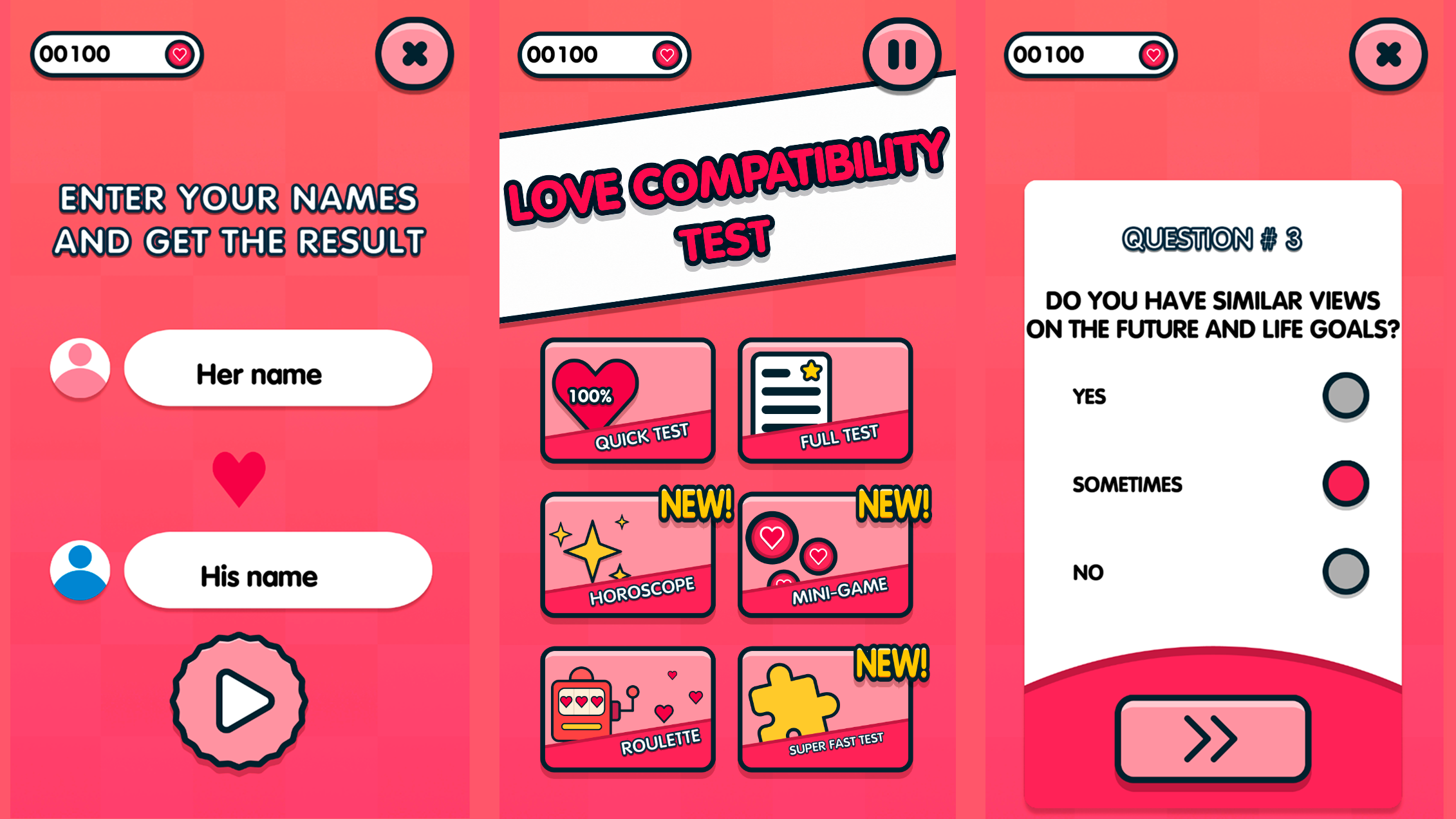 Love Compatibility Test — screenshot 1