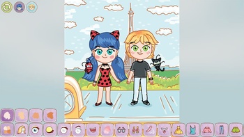 Ladybug and Cat Noir Dress up